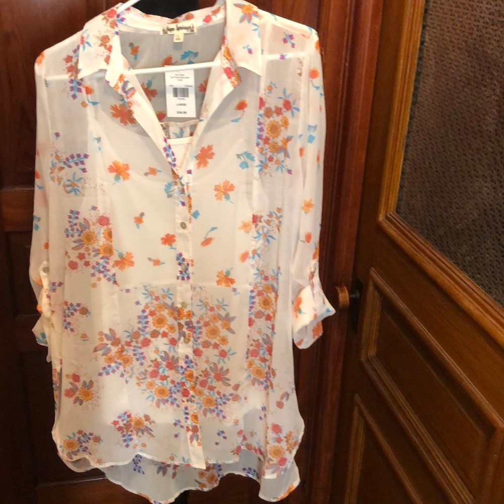 Light weight NWT blouse in multiple colors